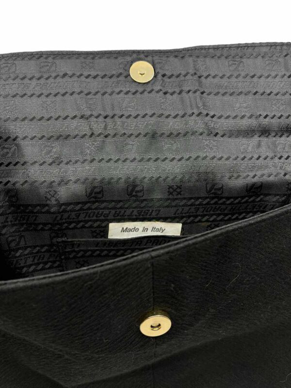 Vintage Clutch Silk, black - Image 2