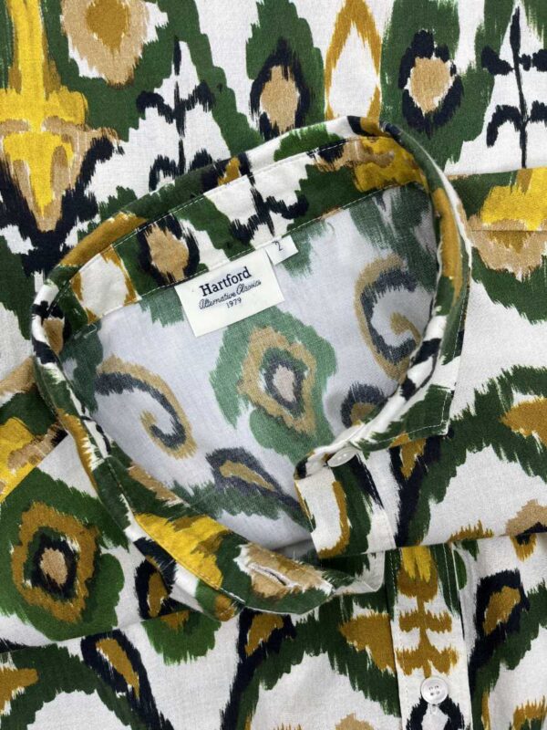 Vintage Kleid Baumwolle, gemustert – Bild 4