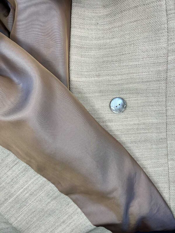 Vintage Coat Linen Wool, beige - Image 5
