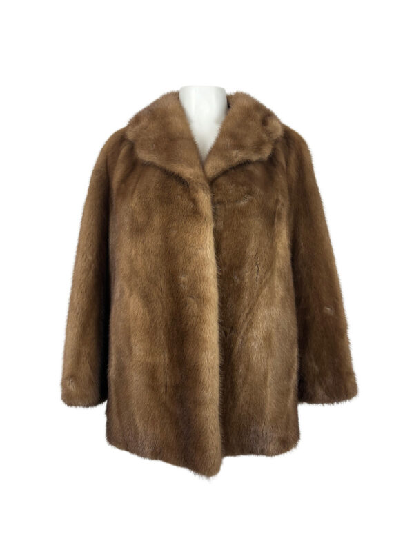Vintage Nerzjacke, caramel
