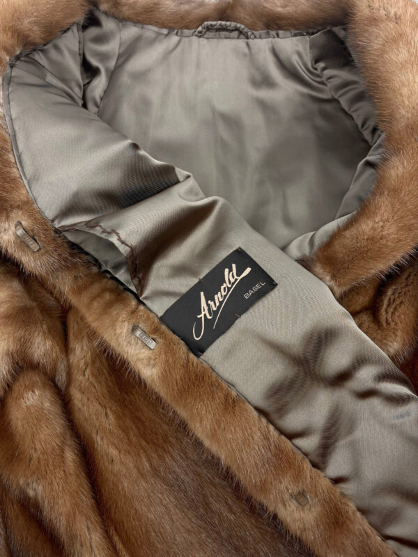 Vintage Mink Jacket, caramel - Image 4