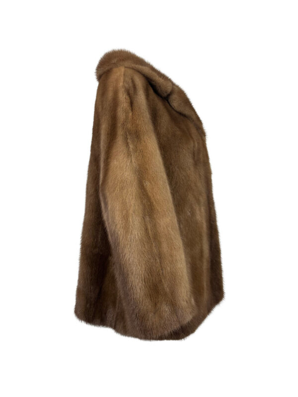 Vintage Mink Jacket, caramel - Image 3