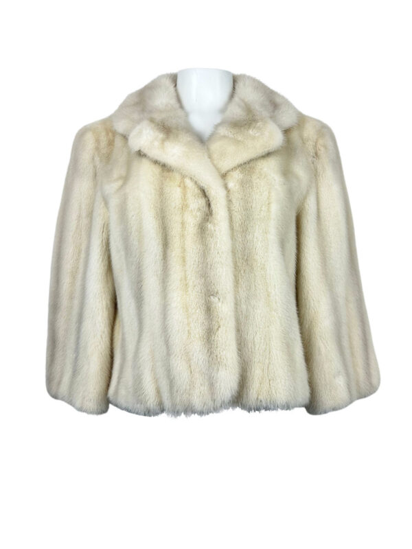 Vintage Nerzjacke, weiss