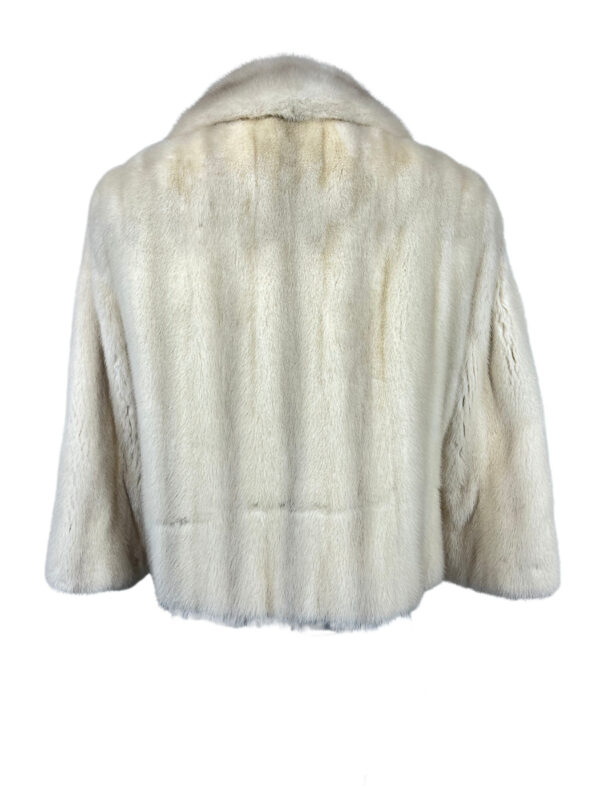Vintage Mink Jacket, white - Image 3