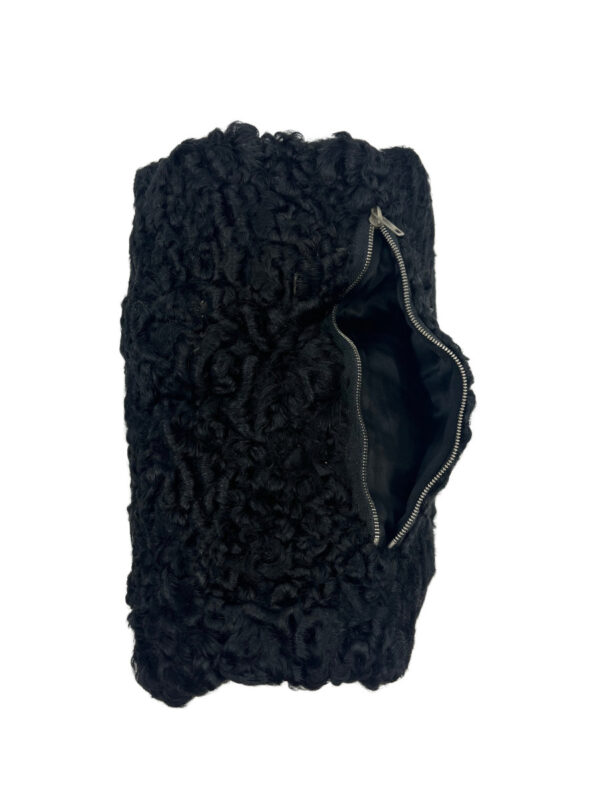 Vintage Persian Cape with Muff, black - Image 4