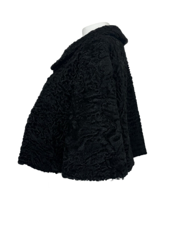 Vintage Persian Cape with Muff, black - Image 5