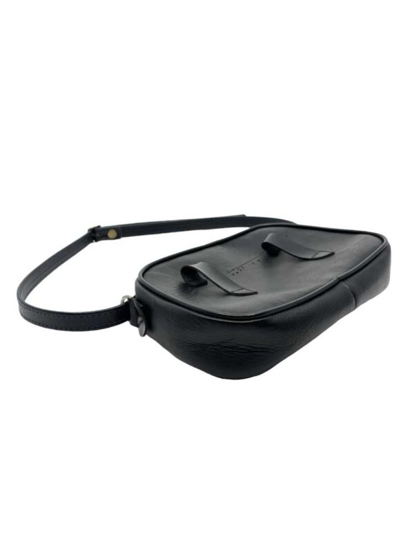 Vintage horse skin bag, black - Image 4