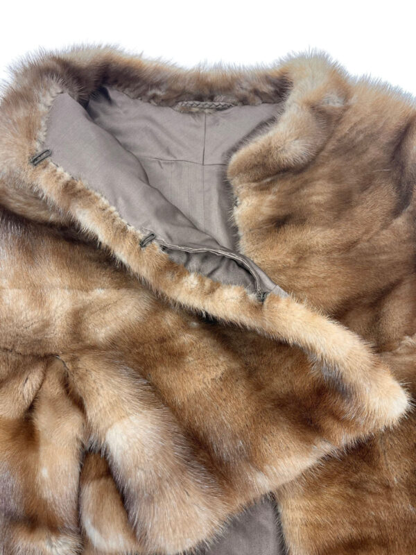 Vintage Wild Mink Bolero, caramel - Image 2