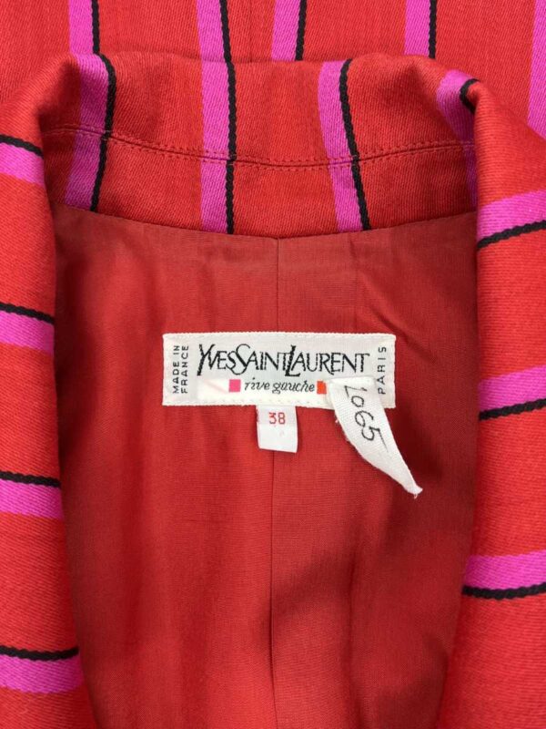 Yves Saint Laurent Blazer gestreift, bunt