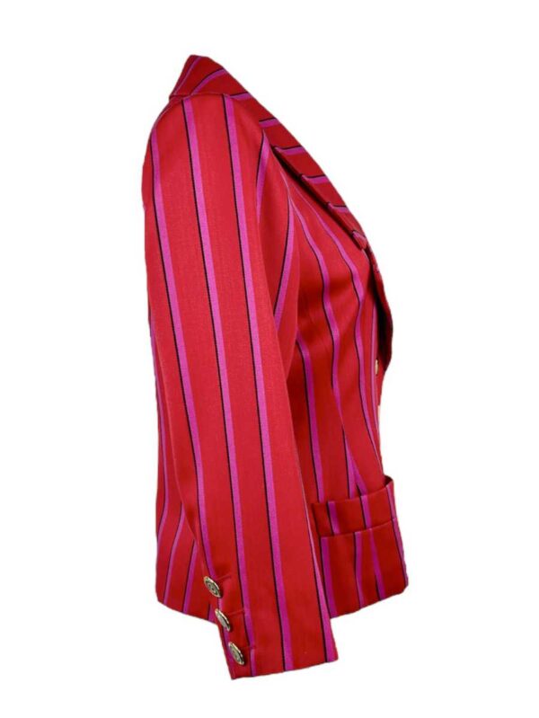Yves Saint Laurent Blazer gestreift, bunt – Bild 2