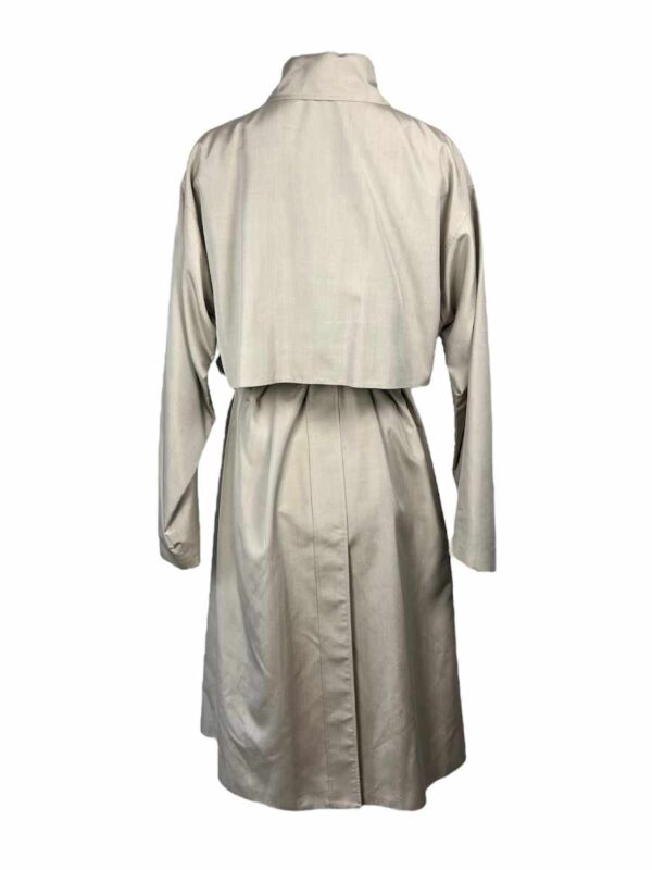 Yves Saint Laurent Trenchcoat Seide, beige – Bild 3