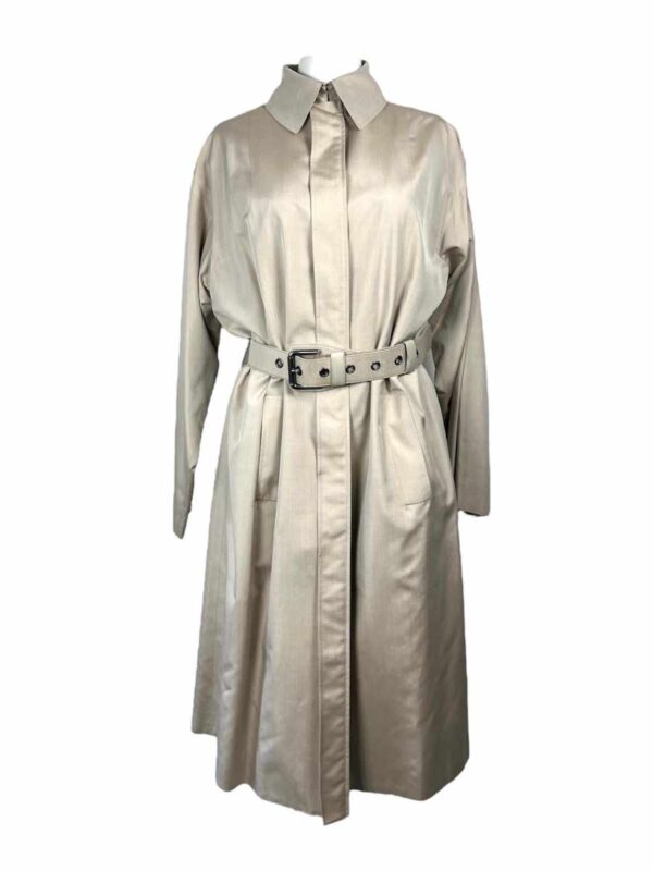 Yves Saint Laurent Trenchcoat Seide, beige